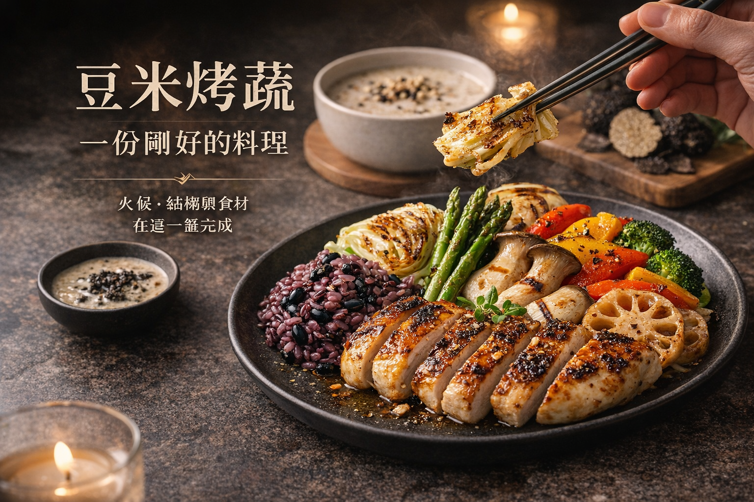 豆米烤蔬主視覺