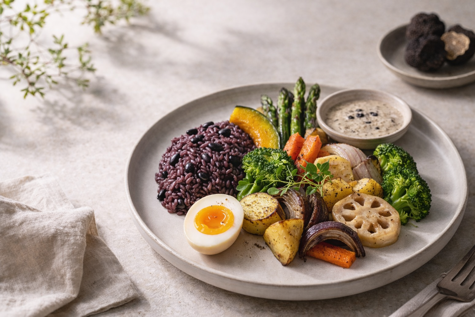 松露風味豆米烤蔬主視覺