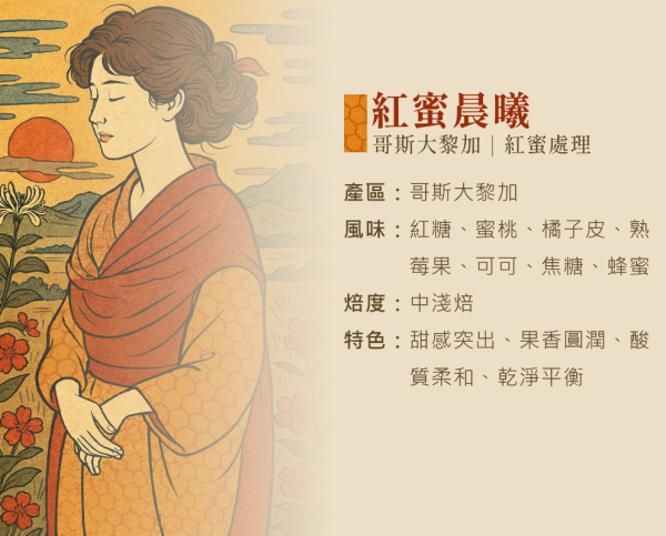 吃豆米xD3工作坊 精品咖啡豆-紅蜜晨曦